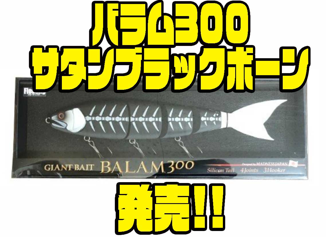 割り引き バラム300 中央漁具70周年記念限定カラー サタンブラック