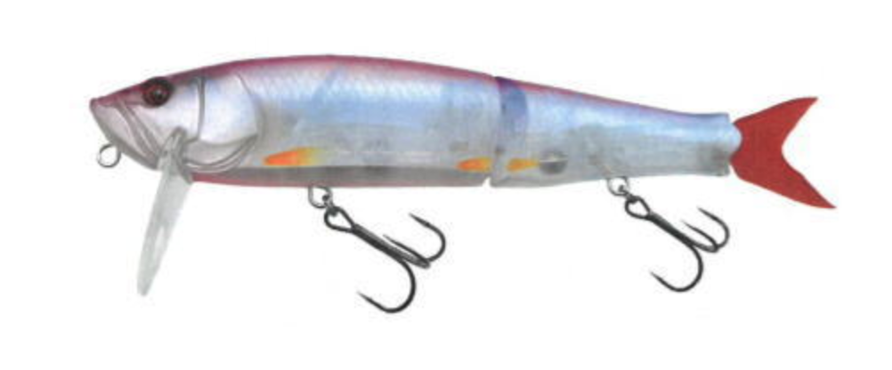 一誠】浮力チューンされたビッグベイト「G.C.ハスフラット180F 水面
