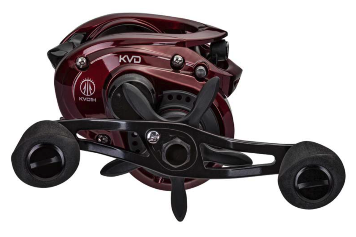 ルーズ】ワインレッドのアメリカンベイトリール「KVD LFS」通販