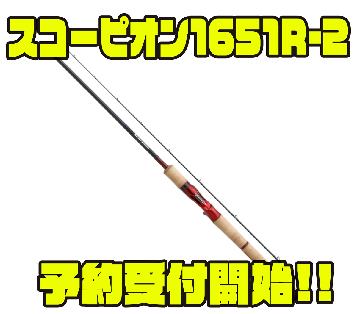 シマノ】2022年おかっぱりスタンダードロッド「スコーピオン1651R-2 ...