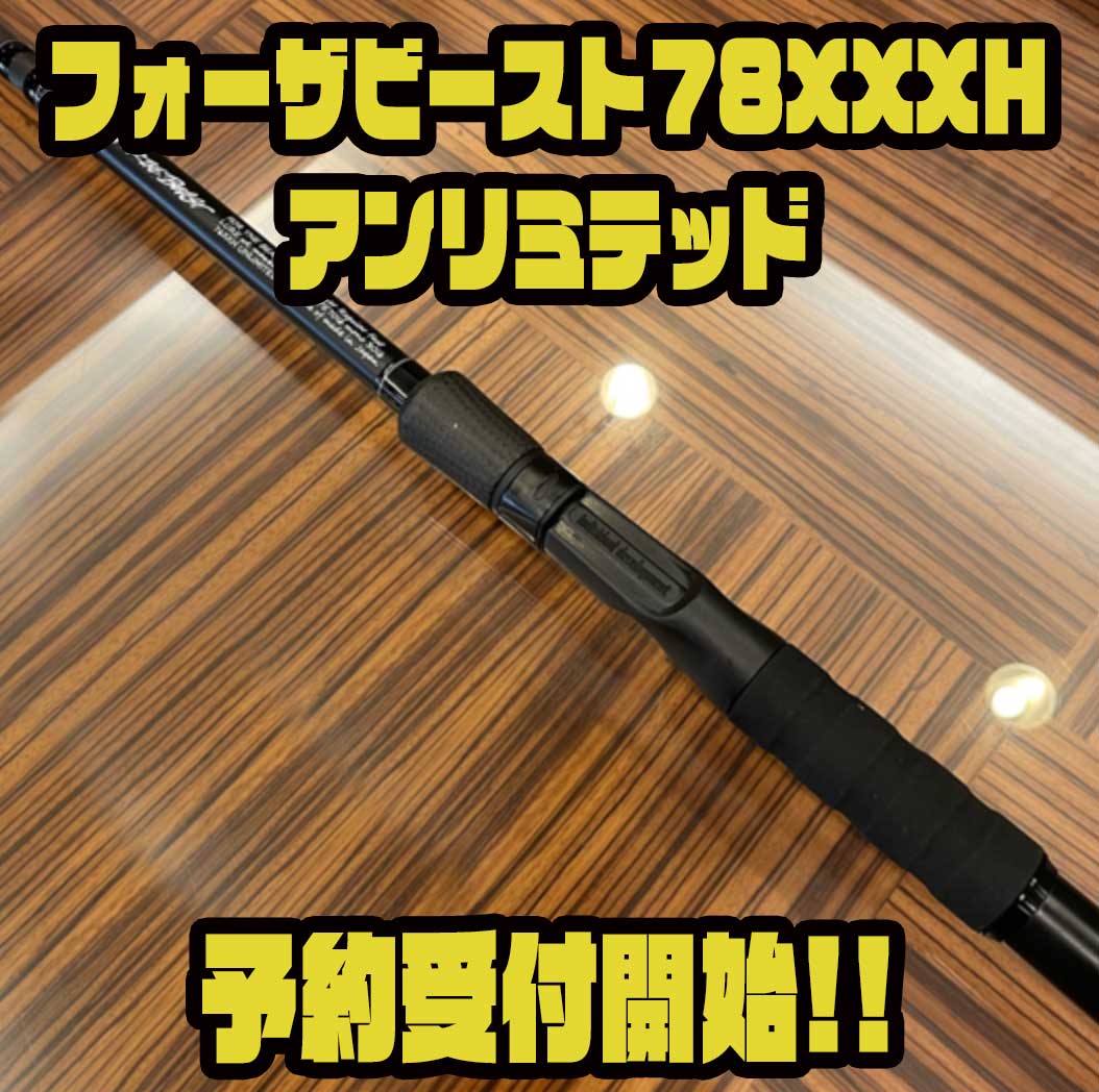 フォーザビースト 78XXXH アンリミテッド スタジオコンポジット】10ozクラスの大型ビッグベイト使用可能