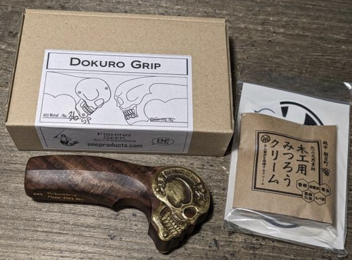 イーナンバープロダクツ】グリップエンドの骸骨が特徴的「ドクロ