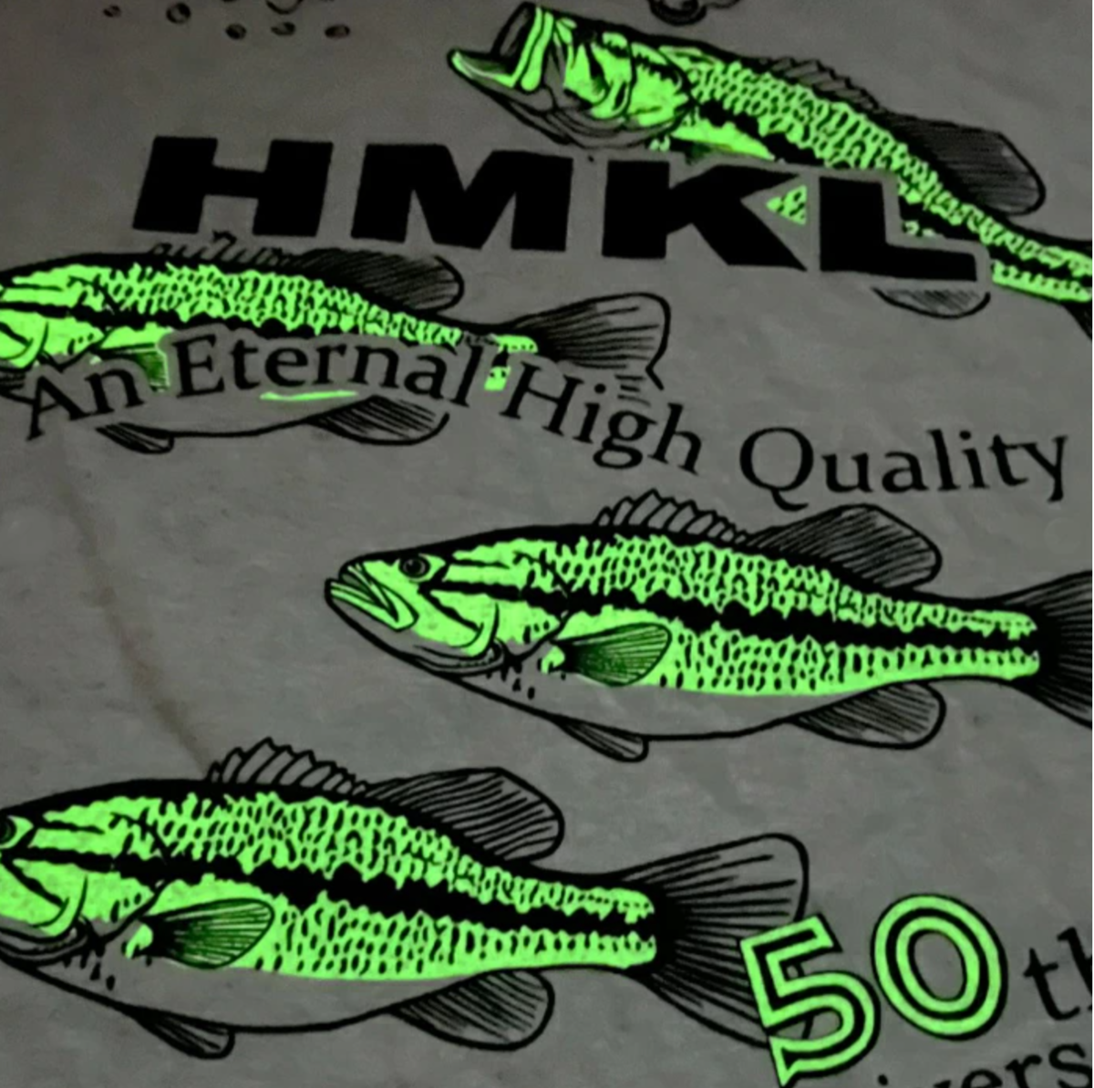 ハンクル×ノーティーベイト 50th アニバーサリー Tee Luminous