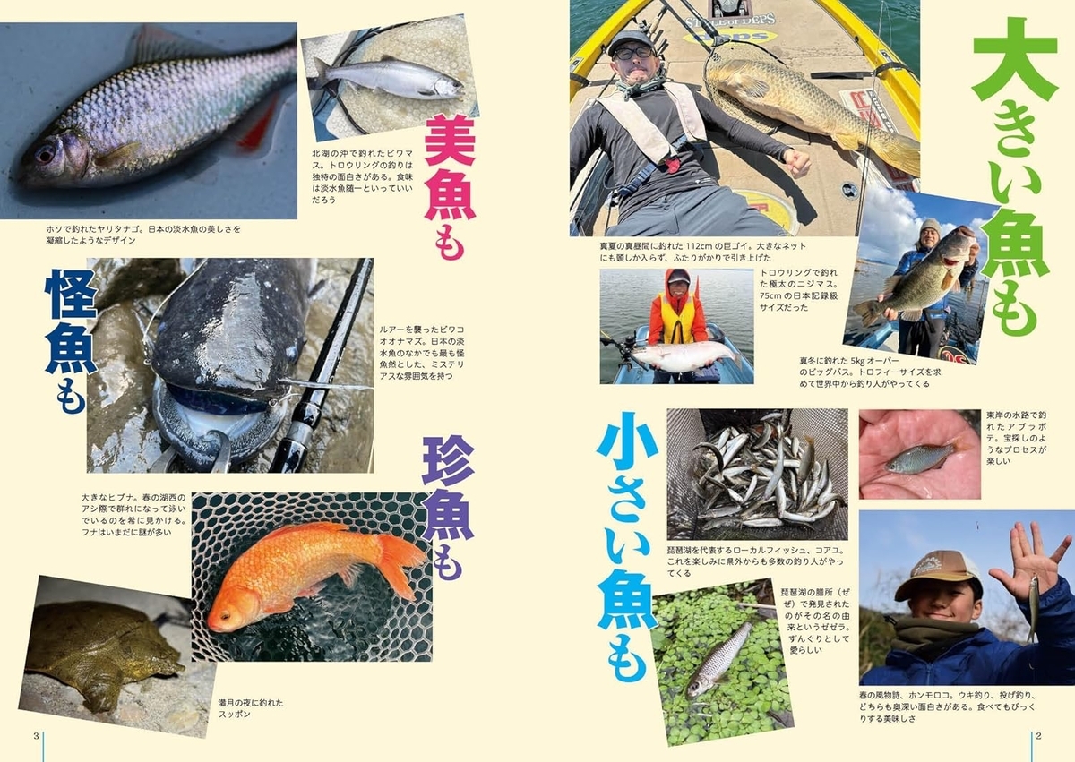 琵琶湖の釣魚大全　22種の生態・釣り方・道具がわかる超入門書