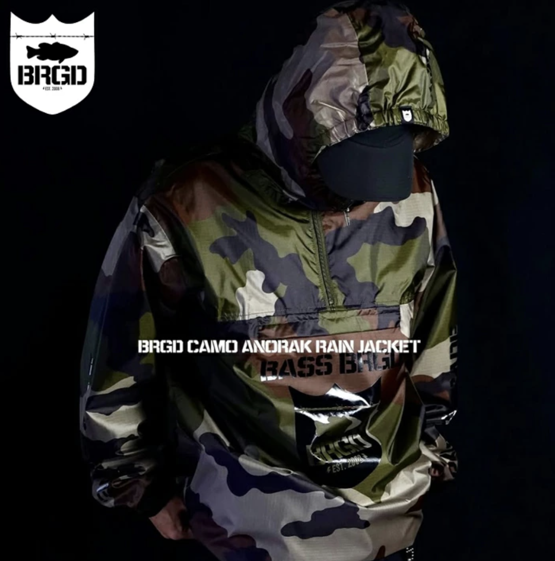バスブリゲード BRGD CAMO ANORAK RAIN JACKET CCEカモ