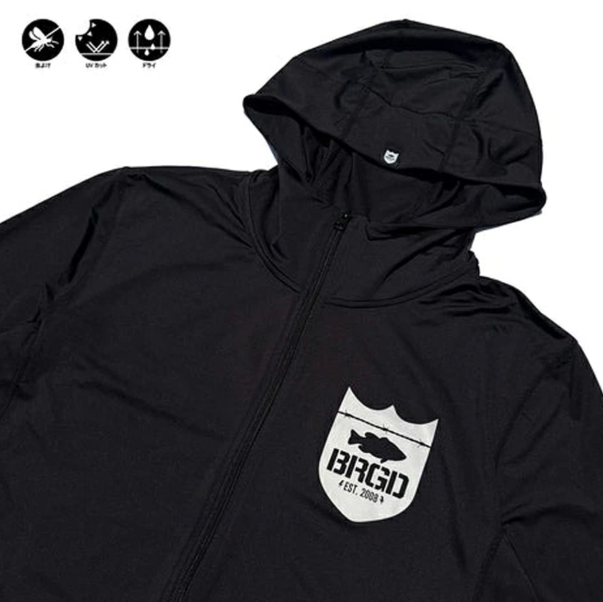 BASSBRIGADE】虫・紫外線・暑さを一発解決「BRGD SHIELD DRY FULL ZIP