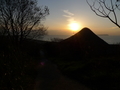 高屋神社　三豊市 九十九山　瀬戸内海　夕陽