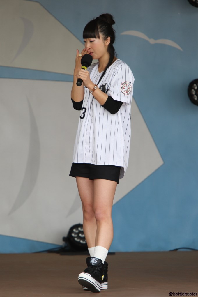 16年4月10日 橘田いずみさん１１年ぶりに千葉マリンスタジアムに凱旋 私がモテないのはどう考えてもお前らが悪い コラボイベントに行ってきた バトルヒーターのブログ