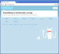 Something is technically wrong.