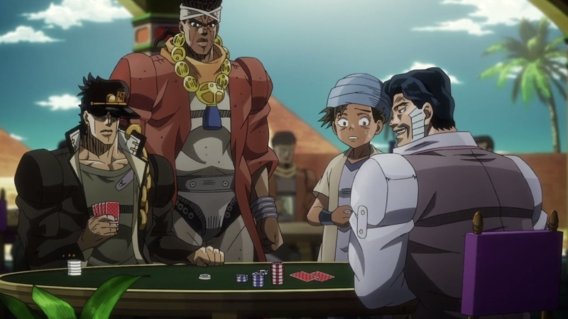 ジョジョの奇妙な冒険 Sc 第35話 ダービー ザ ギャンブラー その２ 感想 さすが承太郎 敵にも味方にも回したくない男だぜ Gno2及びgno3 連邦 情報部 こっそり日記 バックアップ