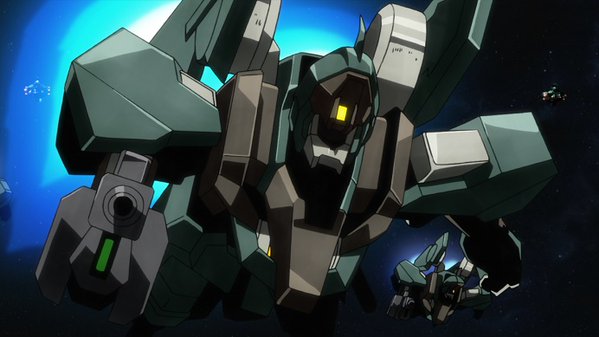 鉄血のオルフェンズ 第16話場面カット到来 久々にモビルスーツが動いてるぞ 初めて見るグレイズだ Gno2及びgno3 連邦 情報部 こっそり日記 バックアップ