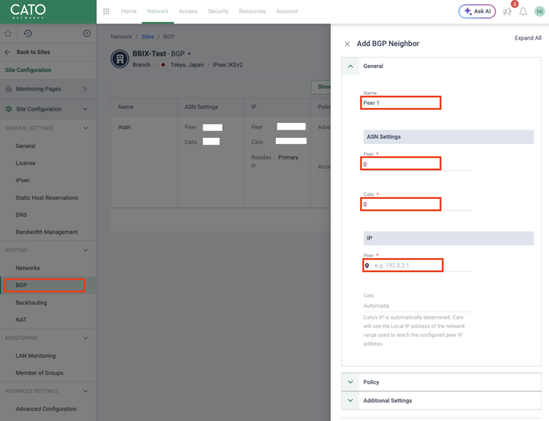 Catoポータル画面4