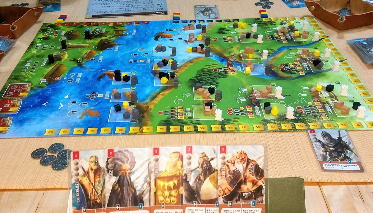 ボードゲーム　北海の侵略者 (Raiders of the North Sea) [日本語訳付き] 北海の侵略者 （Riders of the North Sea）ボードゲーム ［日本