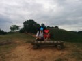 二重目到着