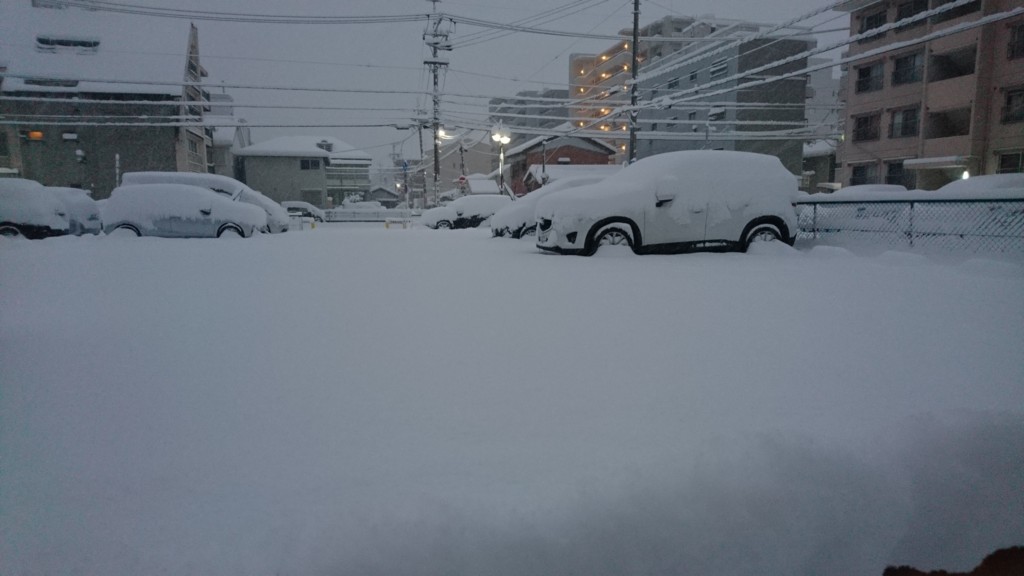 四日市 大雪というか豪雪 向かい風が当たり前 四日市 大雪というか豪雪 向かい風が当たり前