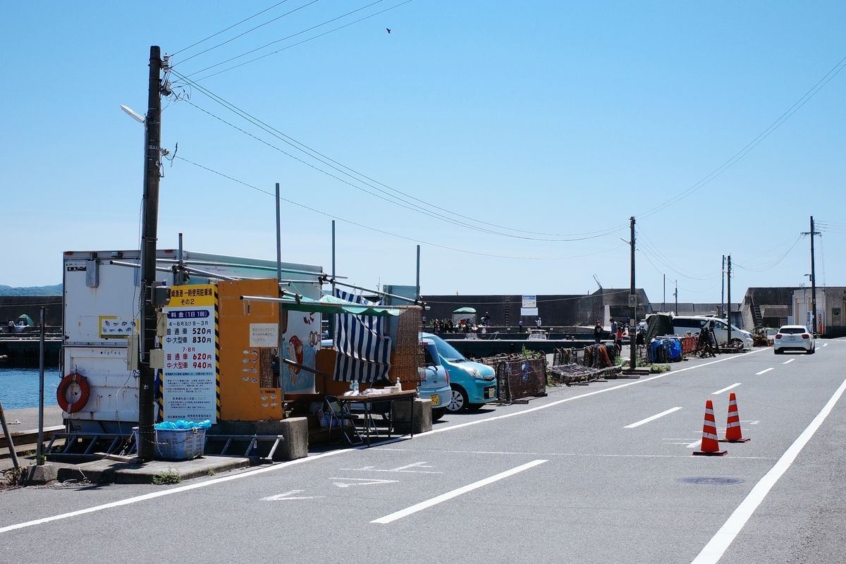 雑賀崎の駐車場