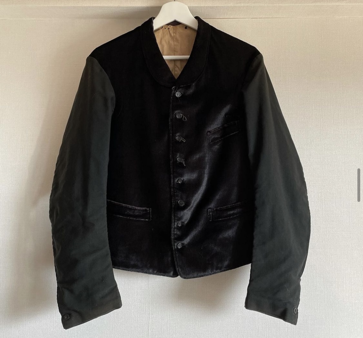 30s 40s フレンチヴィンテージ　ジレジャケット　サーヴァントコーデュロイ 70's Adolphe Lafont フレンチコーデュロイワークジャケット