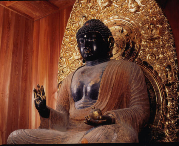 重要文化財・上宇内薬師堂　薬師如来像