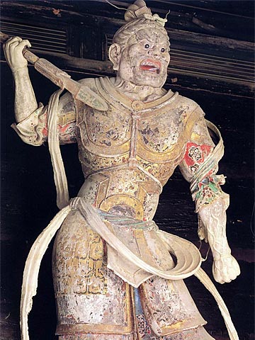 国宝・東大寺法華堂　執金剛神像
