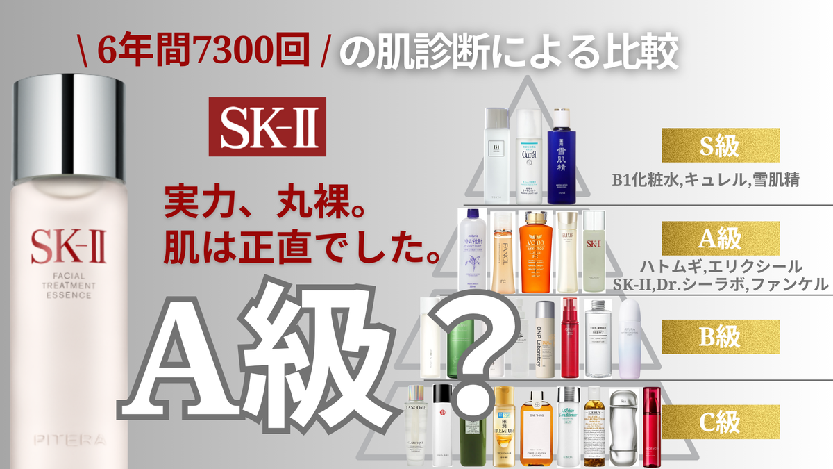 SK-IIの肌診断結果｜1か月使用で悪化？ハトムギ化粧水が実力・コスパで 