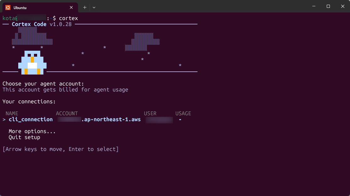 【Snowflake】初回導入手順徹底解説！WSLのUbuntuにCortex Code CLIをインストールしよう！ - BeeX Tech ...