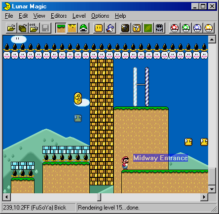 スーパーマリオワールドのマップが自分で作れるエディタ Jpegpig