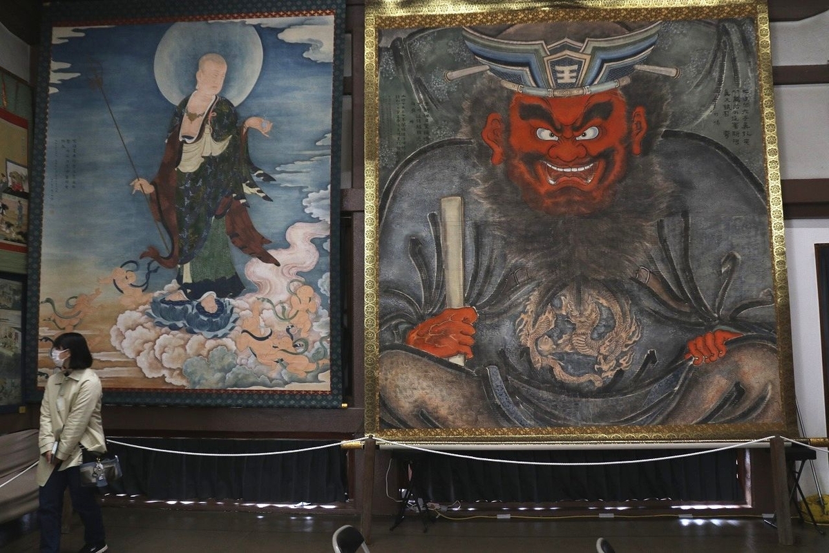 閻魔様 - 黒ラブのいる生活