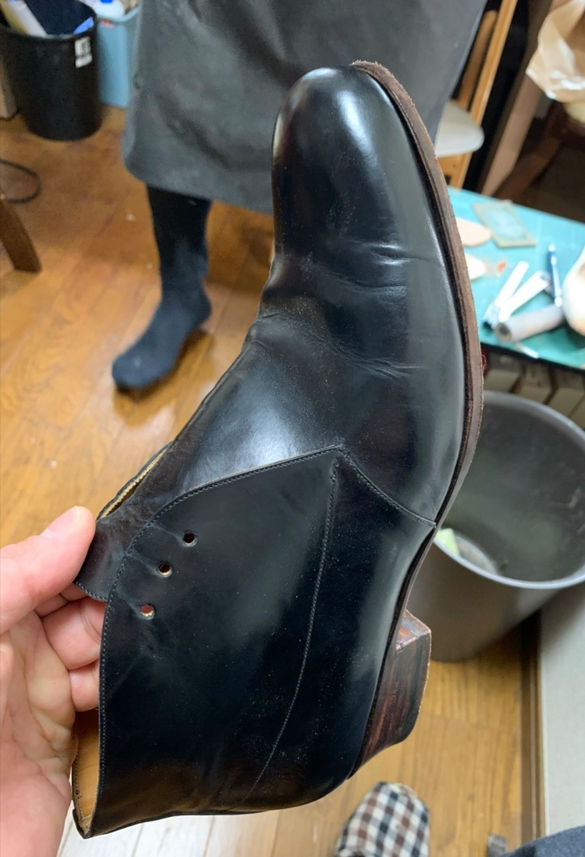 ドルチェ牛革タック入り隠しゴム袋縫いスリッポンシューズ SiroenoYosuiさんの工房探訪！ - LetLifeLoose