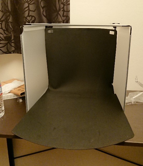 組み立てた撮影ボックス全体像