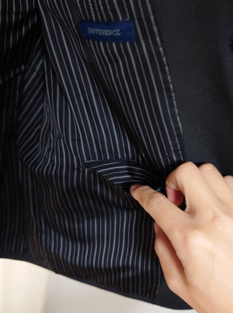 Differenceジャケット内側のタバコポケット