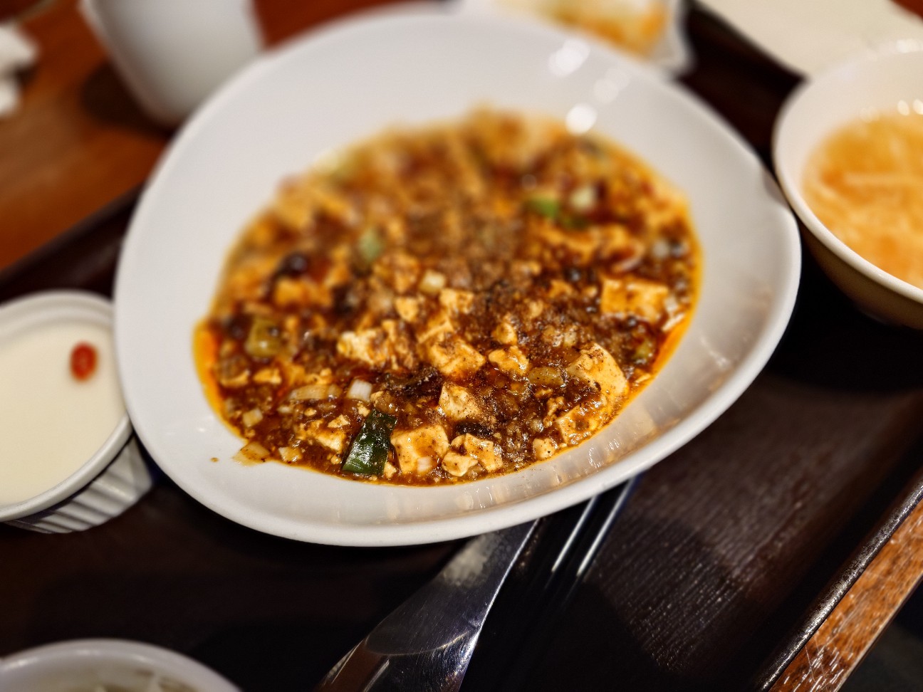 中華香彩JASMINE恵比寿店の麻婆豆腐定食　恵比寿で人気の本格中華ランチ