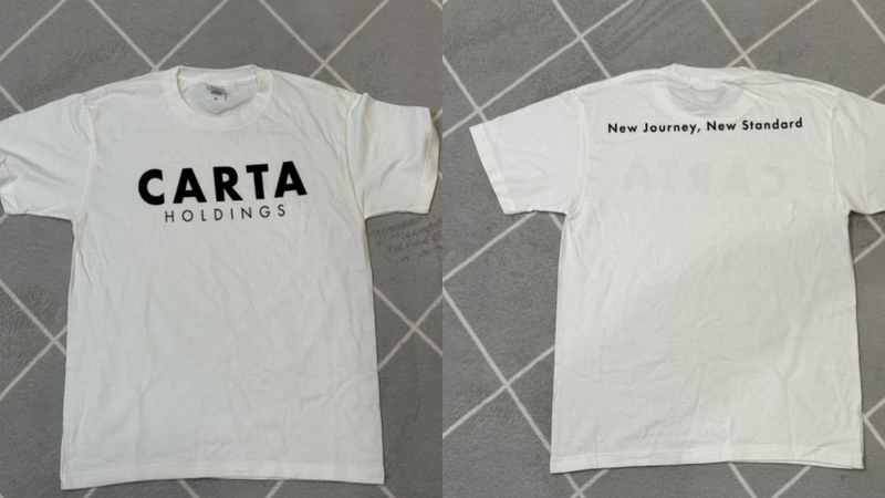 CARTA HOLDINGS ロゴTシャツ