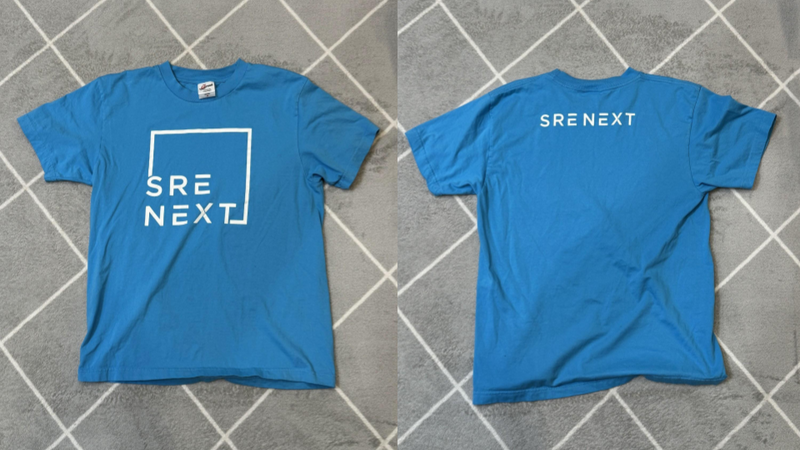 SRE NEXT 運営スタッフTシャツ