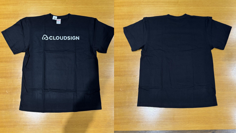 CLOUDSIGNロゴTシャツ