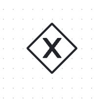 Camundaの排他ゲートウェイアイコン