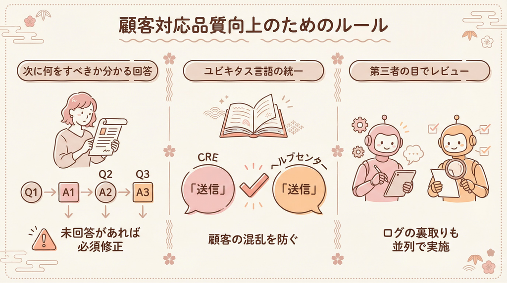 回答の品質 &mdash; 伝わる文章のためのルール設計