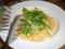 蟹と九条ネギのクリームパスタ