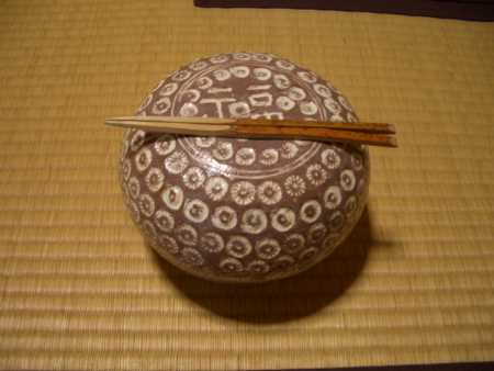 2010.5.5茶道の稽古　菓子器