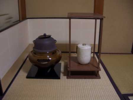 2010.7.14茶道のお稽古　棚