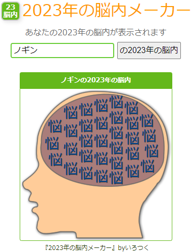 ノギン うそこメーカー