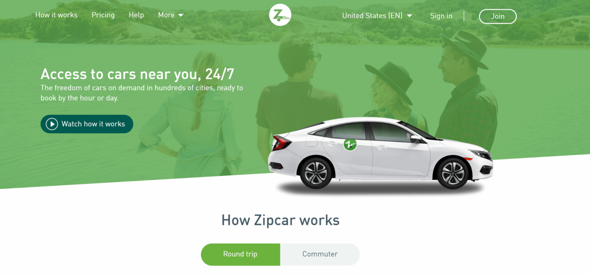 アメリカで車を持っていない人はZipcarを活用しよう - CA アメリカで車を持っていない人はZipcarを活用しよう - CA