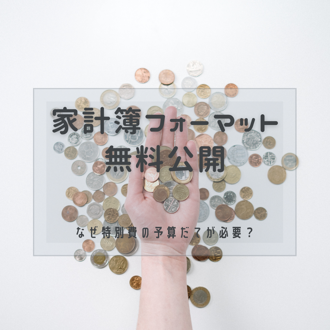 家計簿 21年から使える 家計簿フォーマット無料公開 なぜ特別費の予算立てが必要なの 小さなお家のキロク