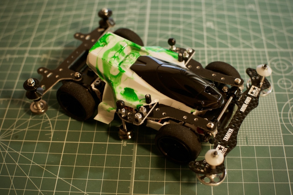 MAシャーシ/MSシャーシ用のフロント提灯の作り方 - レッツ＆ゴー世代の