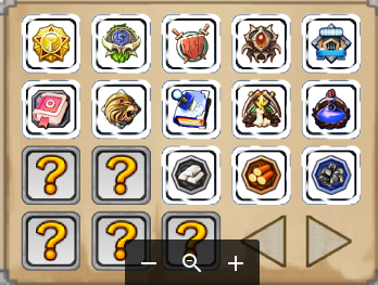 ドロップハンター攻略 秘宝収集進捗