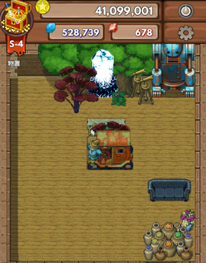 ドロップハンター 家具を配置しました。