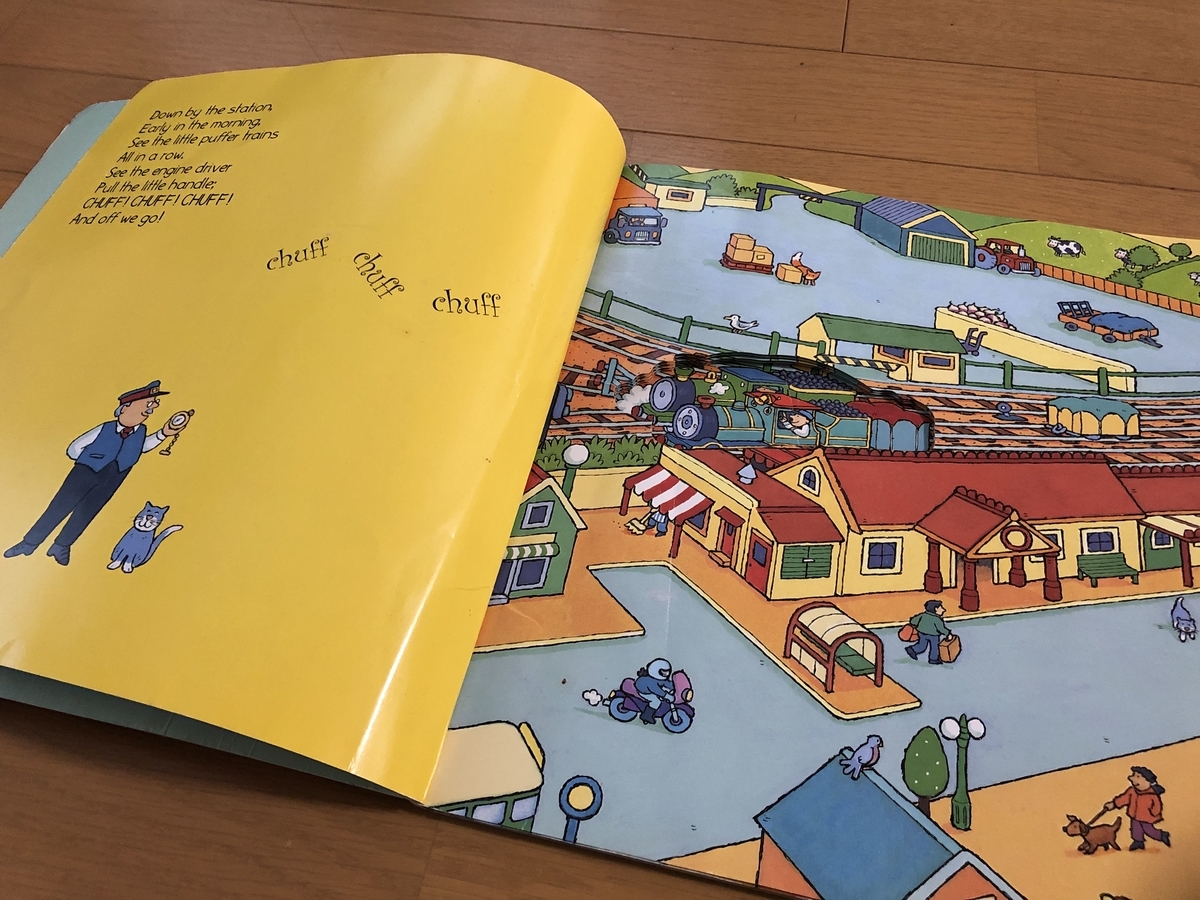 Down by the Station 絵本　英語 Amazon.co.jp: Down by the Station (Classic Books with Holes
