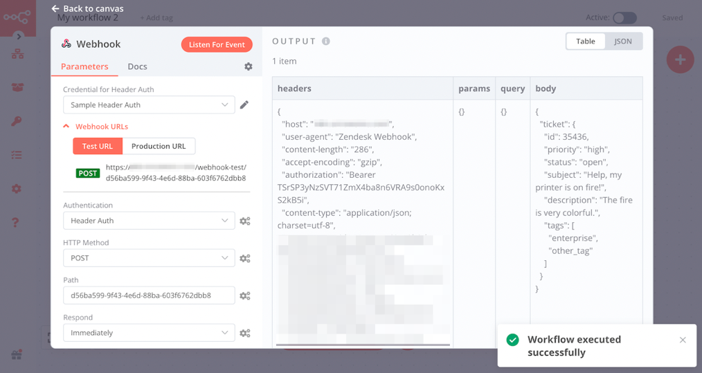 n8nでZendeskのトリガー設定 & APIリクエスト - よもやま話β版