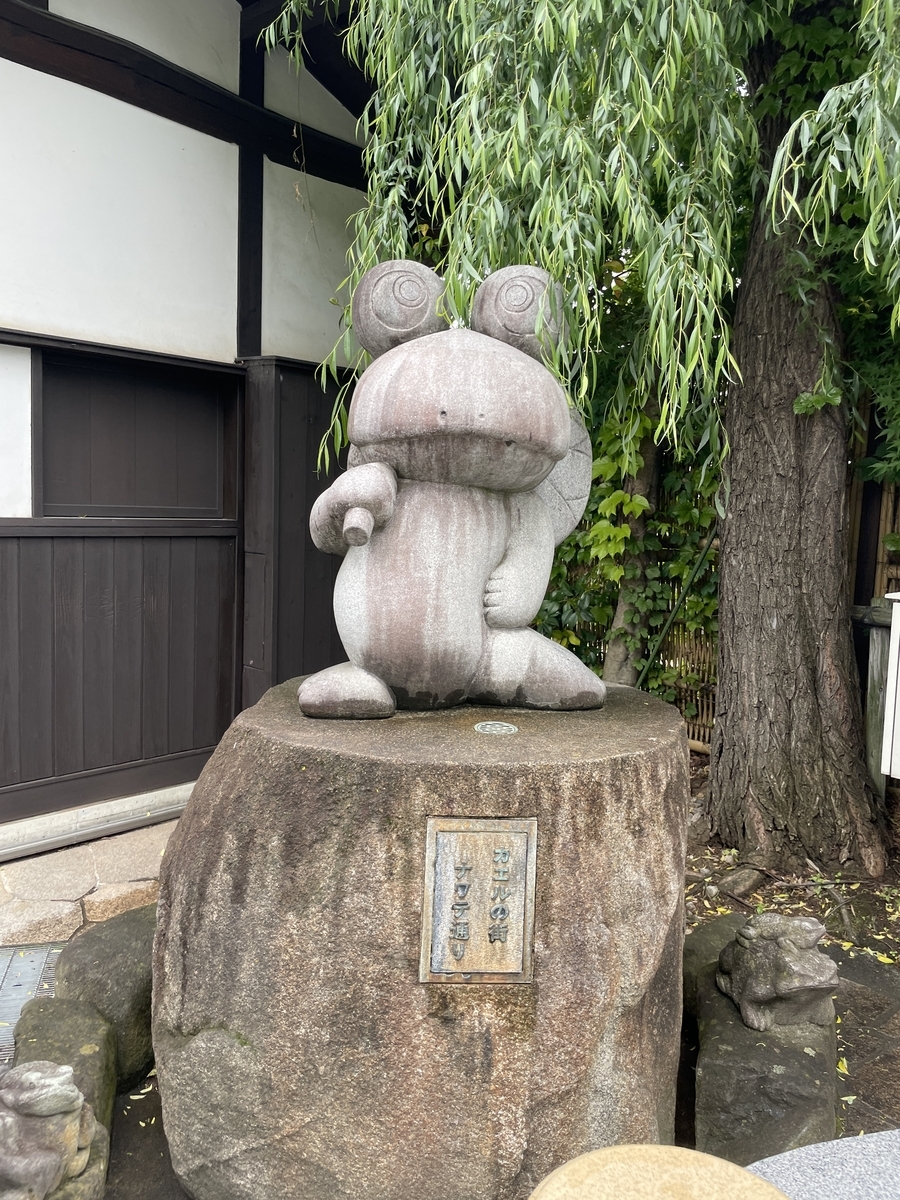 カエルの石像(1)