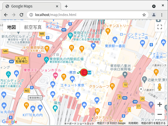 Google Map Platform】Google Mapにマーカーを設置する - BFT