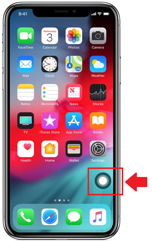  iPhone XR Assistive Touch 
